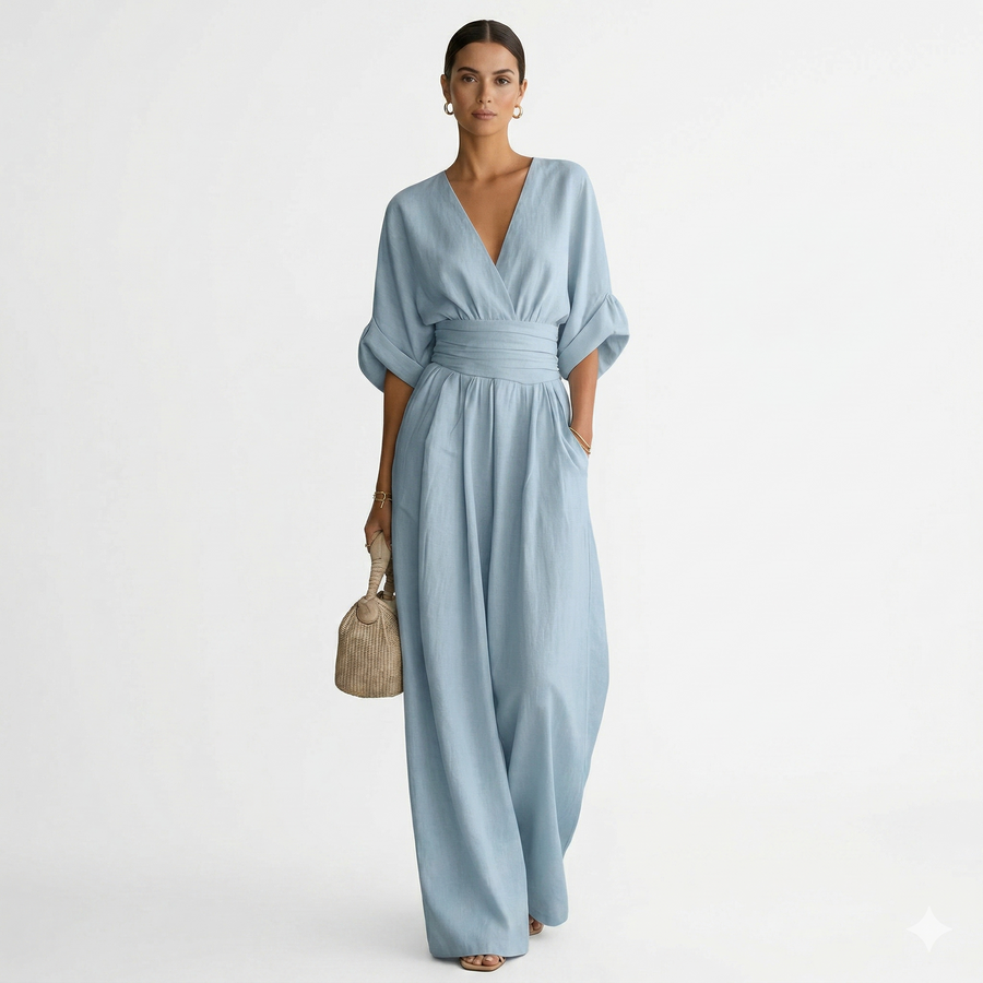 Cheska™ | Elegantan kombinezon s laganim padom