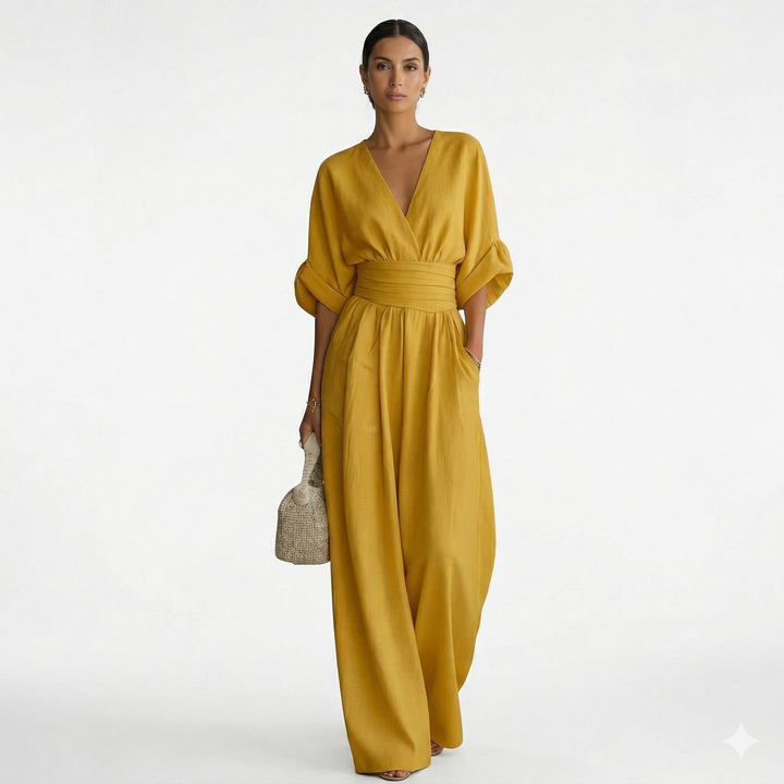 Cheska™ | Elegantan kombinezon s laganim padom