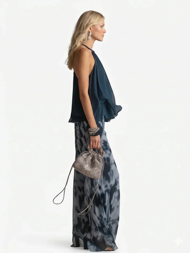 Elegantni set od dva komada od chiffon-a