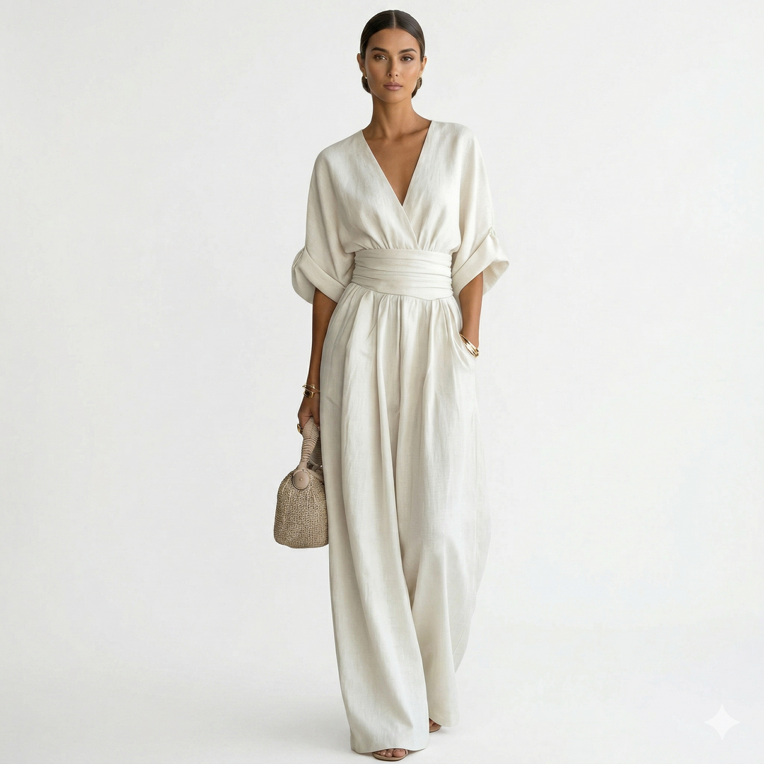 Cheska™ | Elegantan kombinezon s laganim padom