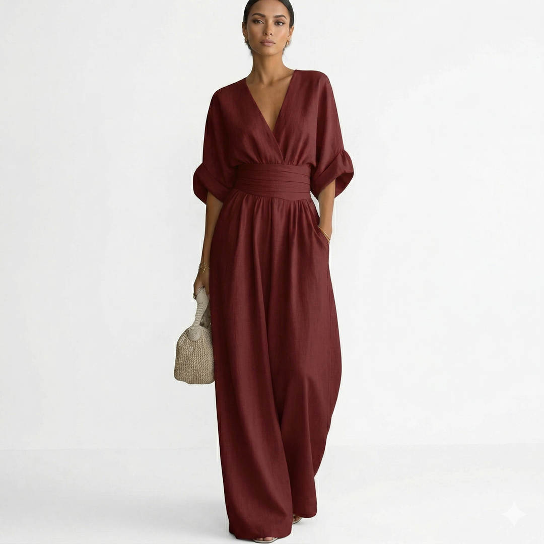 Cheska™ | Elegantan kombinezon s laganim padom