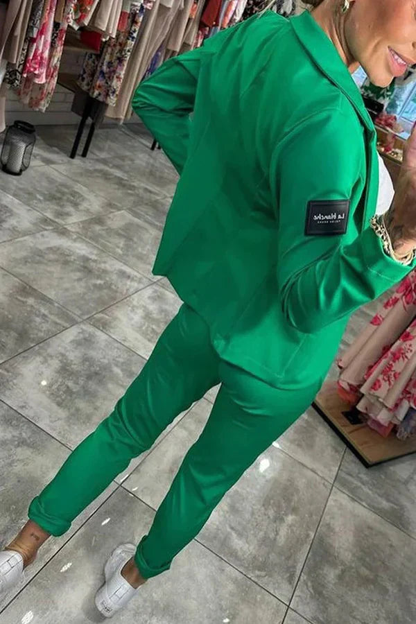 Vendula™ | Elegantni dvodijelni set s blazerom i jogger hlačama