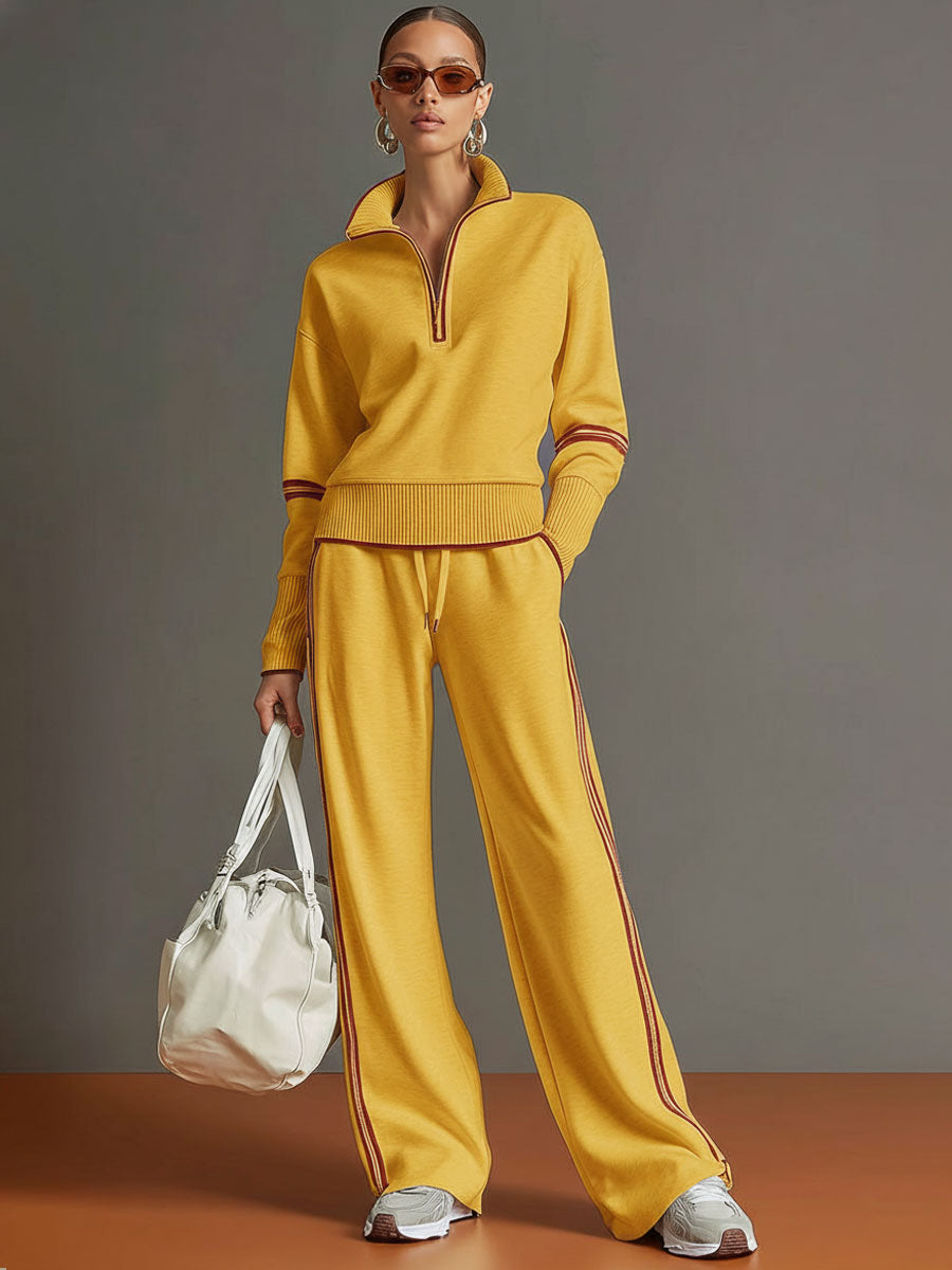 Marietta | Bluza i hlače širokih nogavica