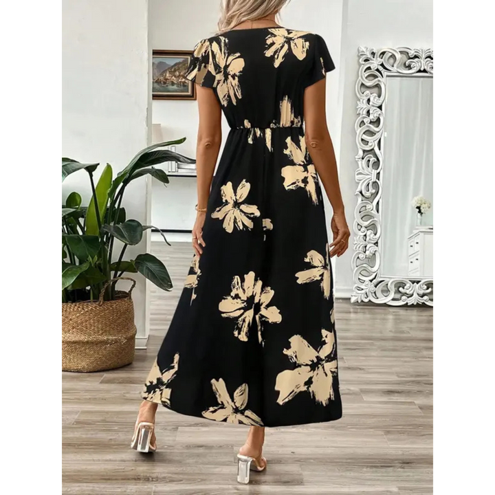 Odessa – elegantna haljina s motivom lišća