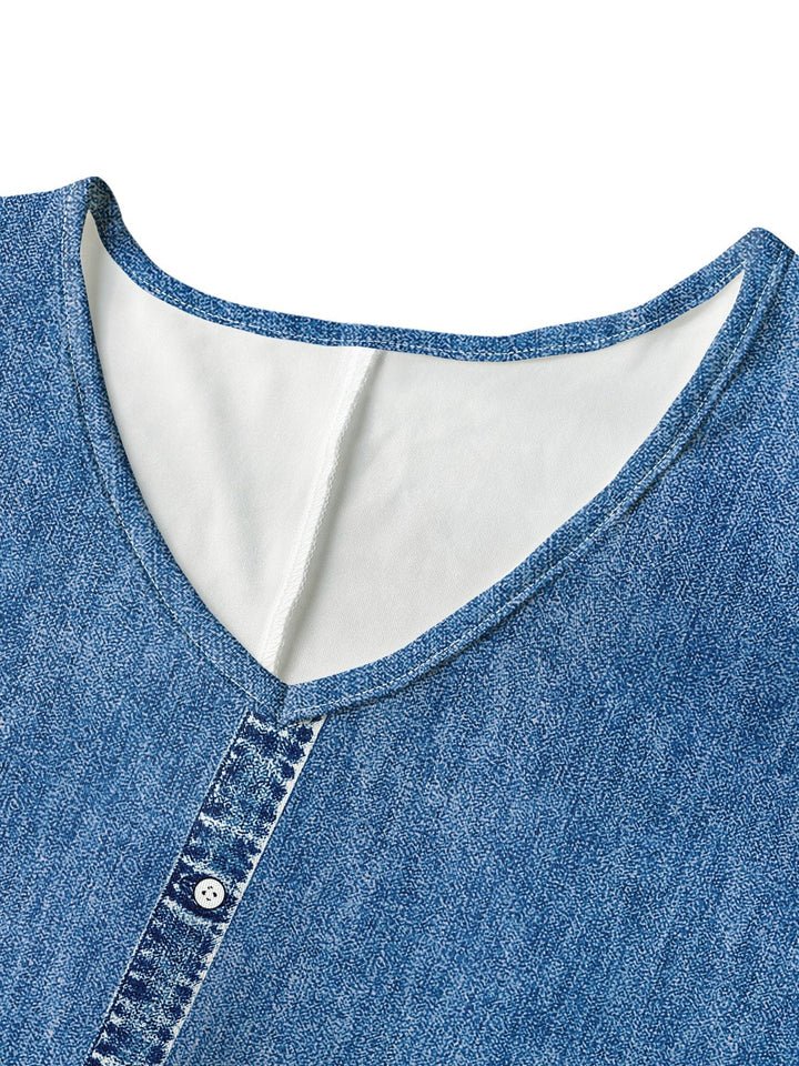 Helen | Stylish retro denim dress