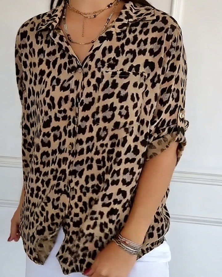 Susan | Modne bluze s leopard uzorkom