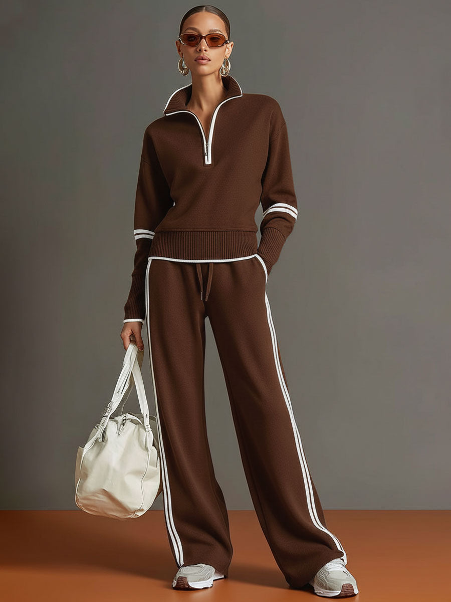 Marietta | Bluza i hlače širokih nogavica