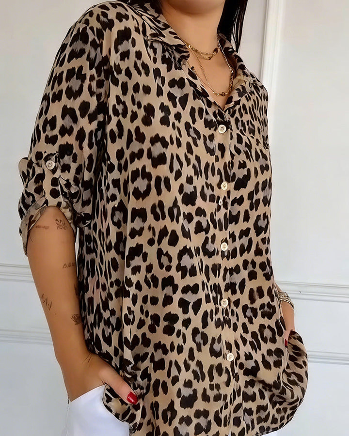 Susan | Modne bluze s leopard uzorkom