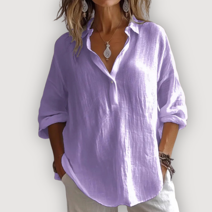 LILA – LEŽERNA BLUZA