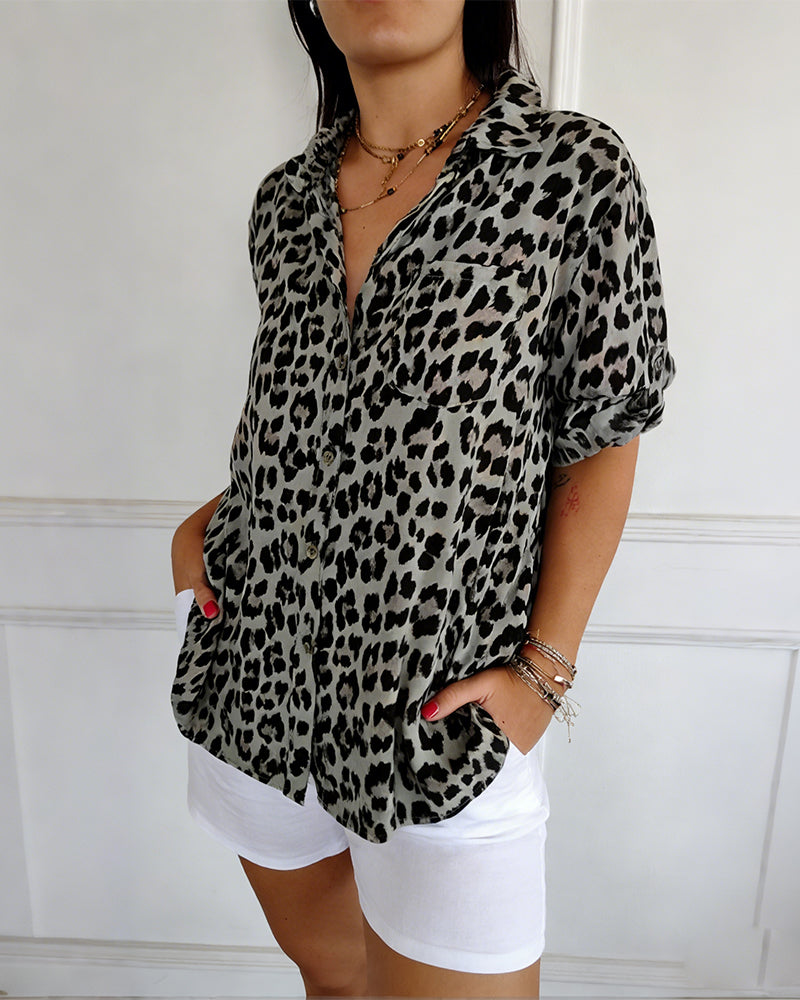 Susan | Modne bluze s leopard uzorkom