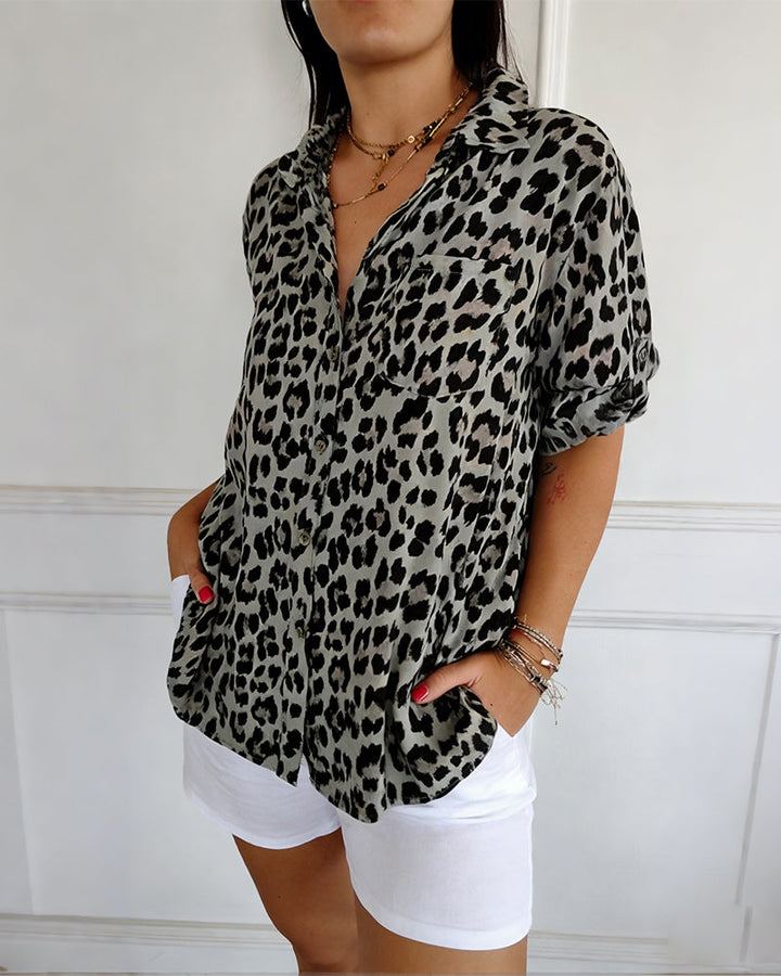 Susan | Modne bluze s leopard uzorkom