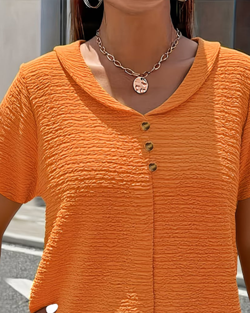 Barbara|Polo majica s ovratnikom i gumbima