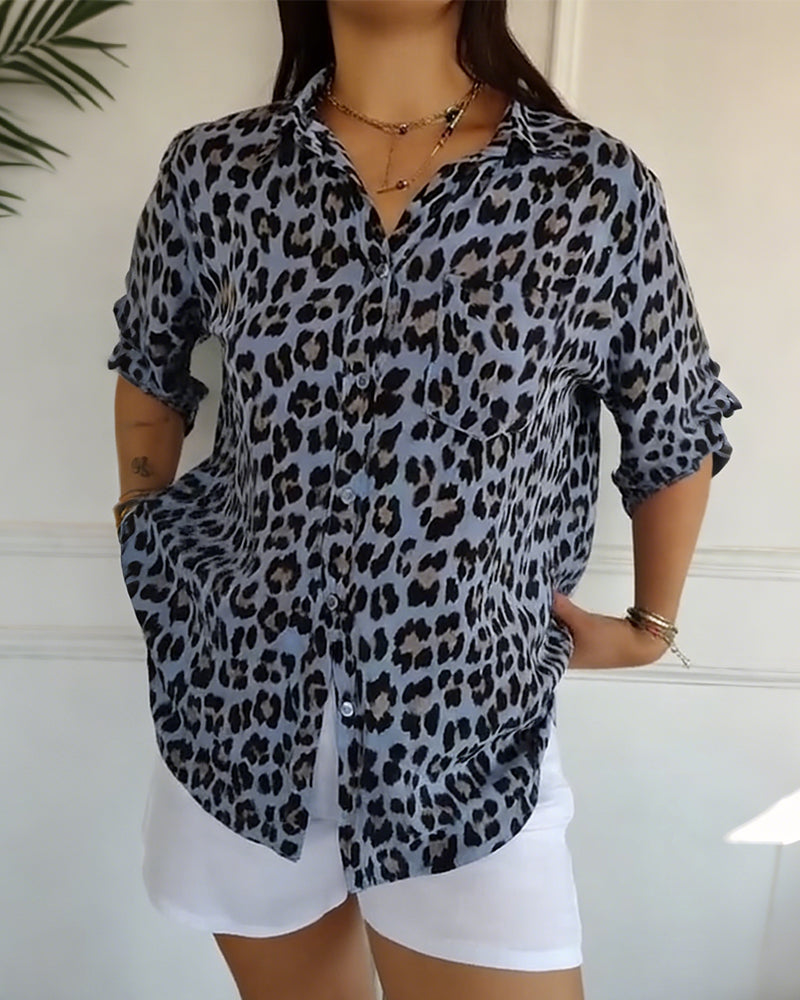 Susan | Modne bluze s leopard uzorkom