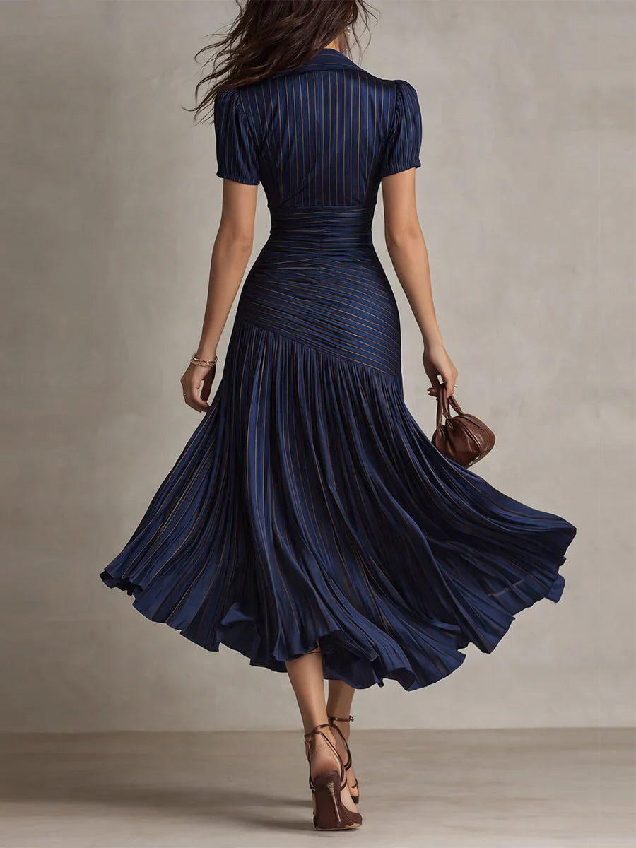 Elena™ | Vintage Elegantna Maksi Haljina od Šifona