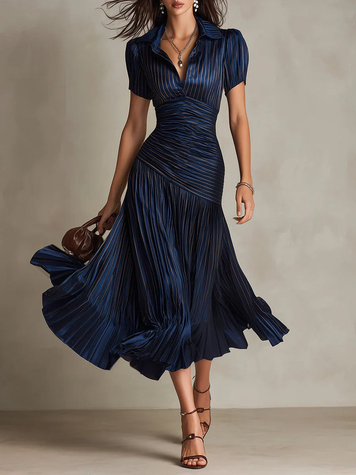 Elena™ | Vintage Elegantna Maksi Haljina od Šifona