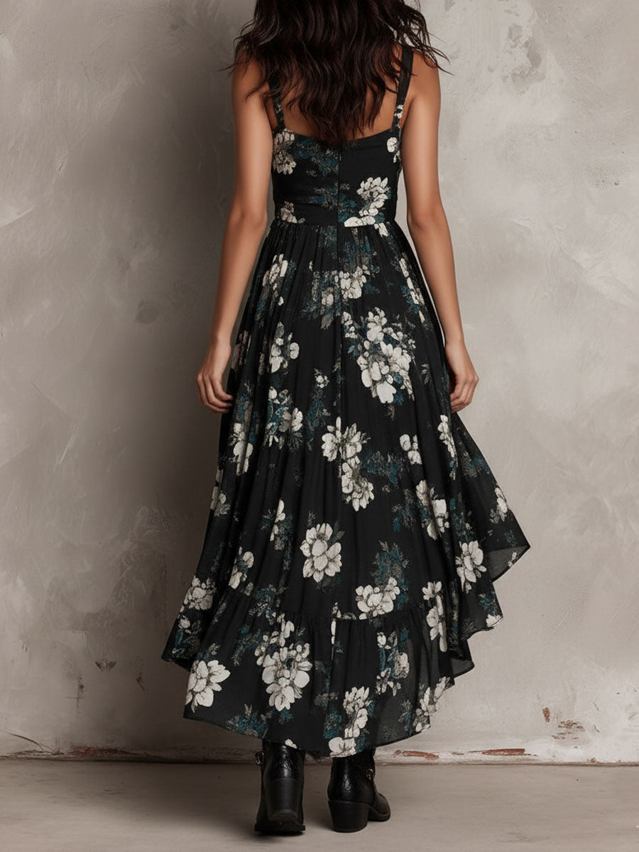 Esmé™ | Boemska Floral Maxi Haljina Bez Naramenica