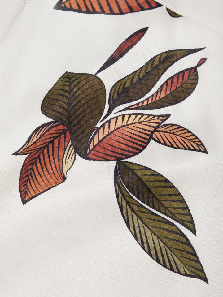 Aura | Satin Botanical Dress
