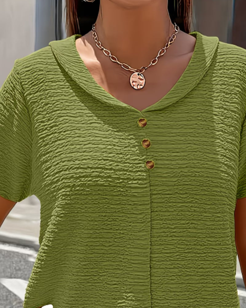Barbara|Polo majica s ovratnikom i gumbima