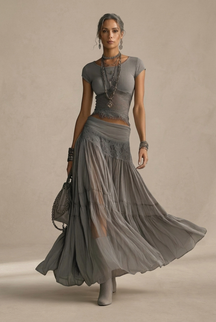 Elena | Now a maxi skirt and top