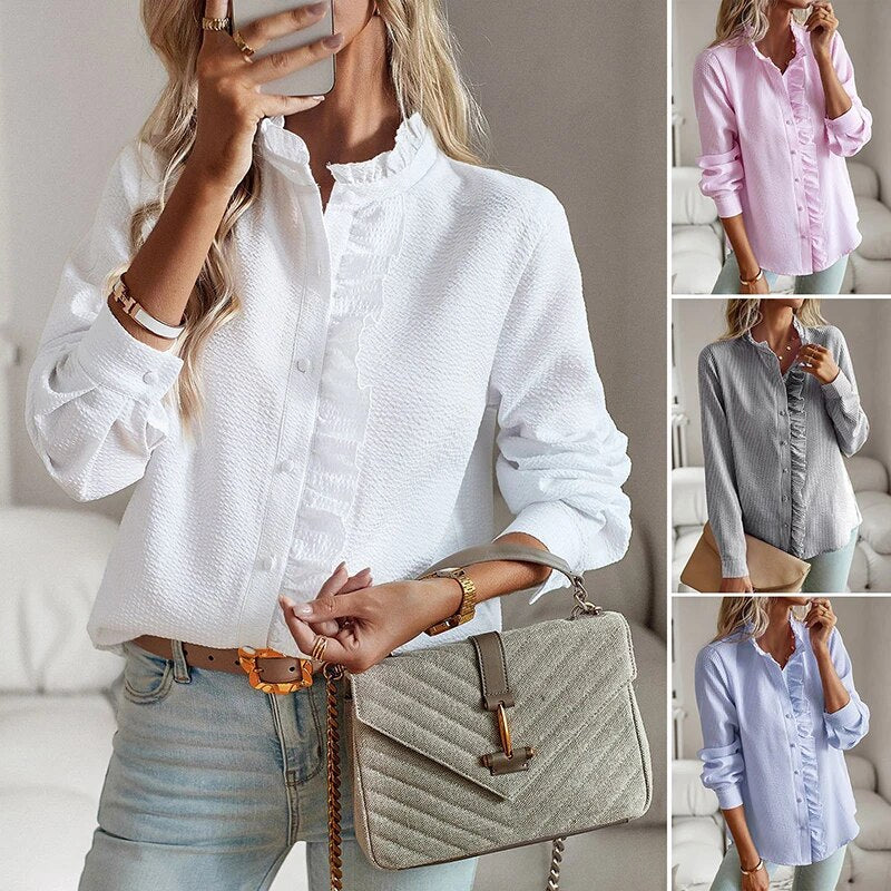 CLARA – BLUZA S VOLANOM
